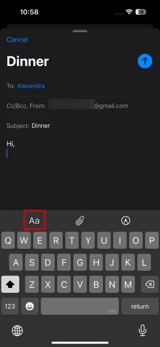 Cách thay đổi phông chữ trong ứng dụng Apple - Bước 2