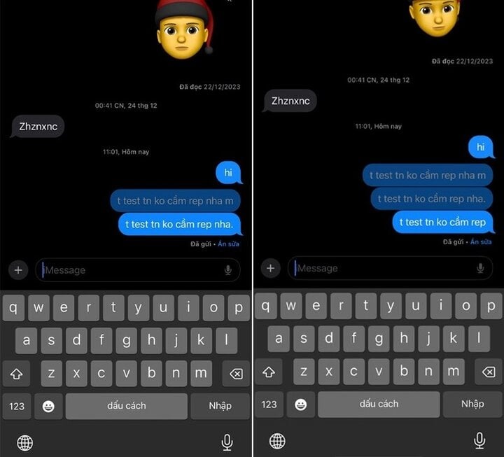 Hướng dẫn cách xem lịch sử chỉnh sửa tin nhắn trên iPhone - Bước 3