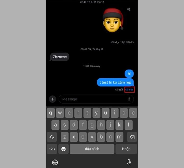 Hướng dẫn cách xem lịch sử chỉnh sửa tin nhắn trên iPhone - Bước 2
