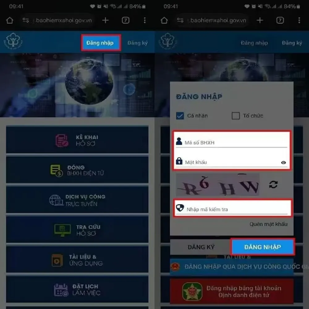 Hướng dẫn cập nhật số CCCD vào ứng dụng VssID trên điện thoại - Bước 1