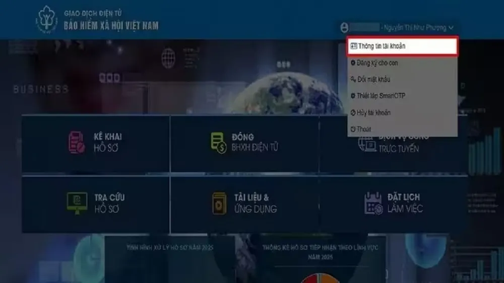 Hướng dẫn cập nhật số CCCD vào ứng dụng VssID trên máy tính - Bước 2