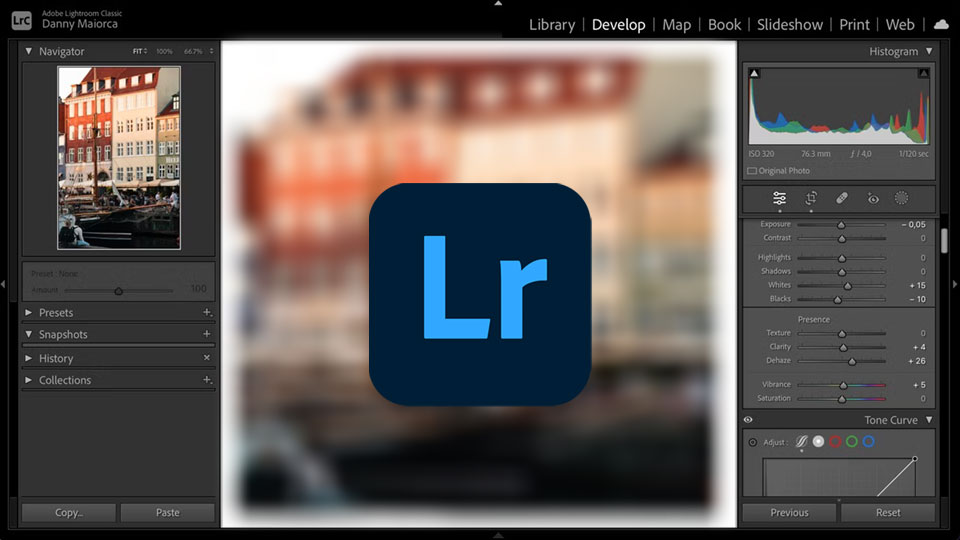 Hướng dẫn làm mờ nền ảnh trong Adobe Lightroom