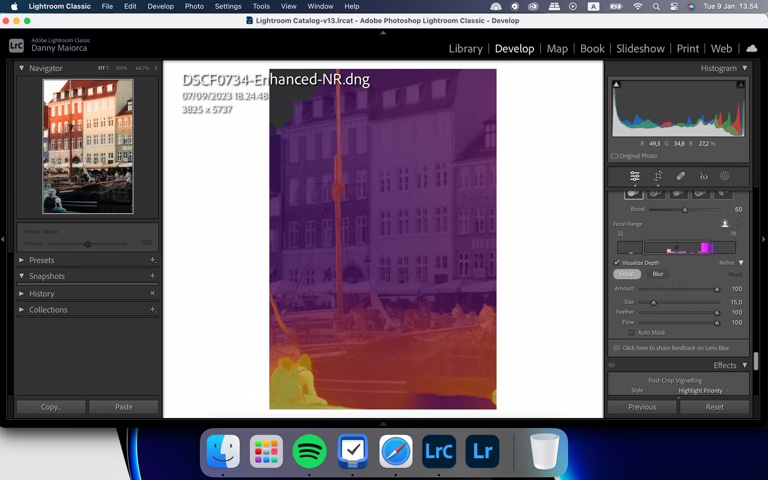 Sử dụng Lens Blur để thêm hiệu ứng làm mờ nền - 3