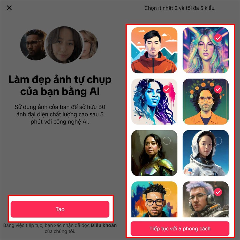 Hướng dẫn cách tạo ảnh AI từ TikTok - Bước 3