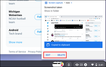 Bộ nhớ tạm trên Chromebook