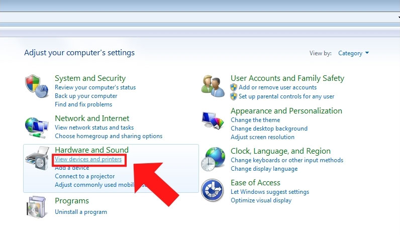 Cách khắc phục lỗi in thêm kí tự lạ - Bước 1