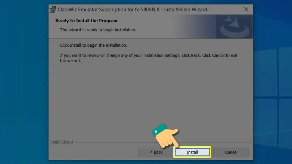 Cách cài giả lập Casio Fx-580VN X trên máy tính - Bước 3.2