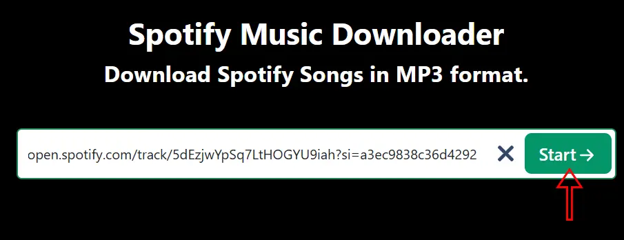 Hướng dẫn tải bài hát Spotify bằng SpotMate - Bước 3