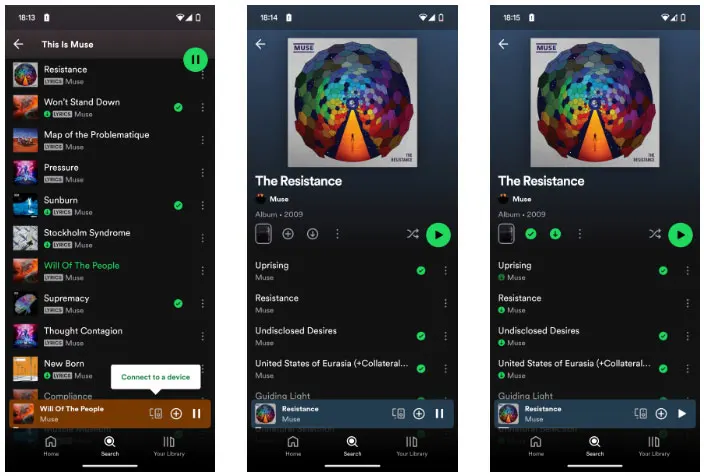 Cách tải nhạc trên Spotify về điện thoại di động