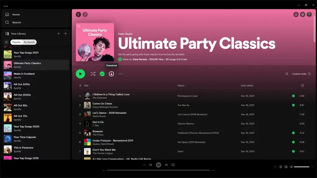 Các cách đơn giản để tải bài hát trên Spotify về máy tính