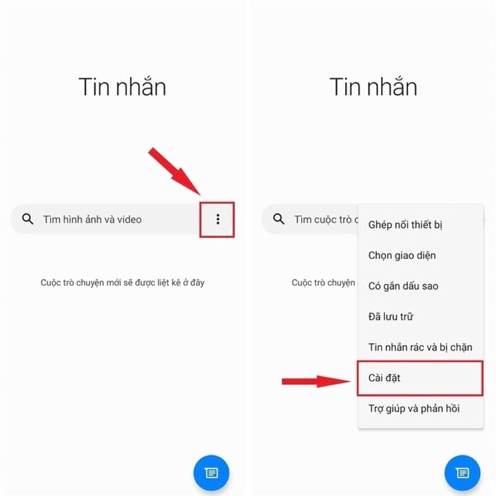 Bật tính năng chống tin nhắn, cuộc gọi - Bước 1