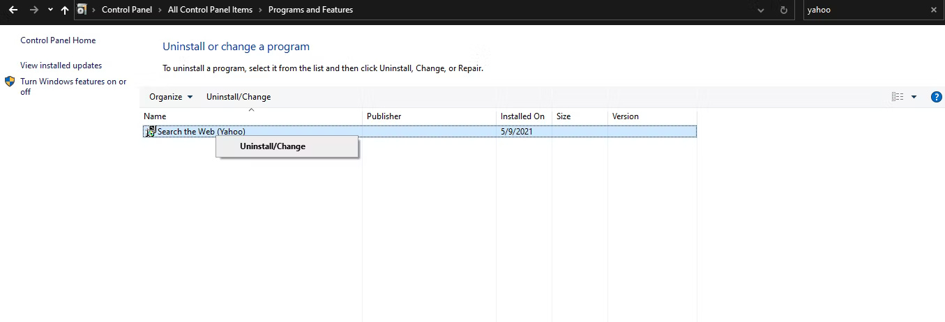 Xác định và xóa các chương trình PUP