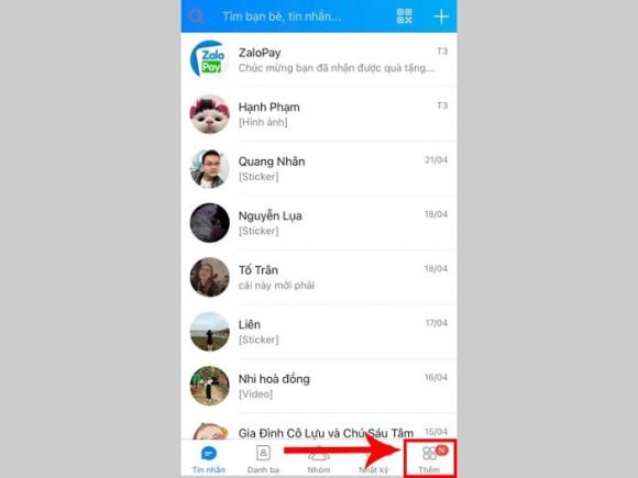 Khôi phục tin nhắn Zalo đã xóa trên điện thoại - Bước 1