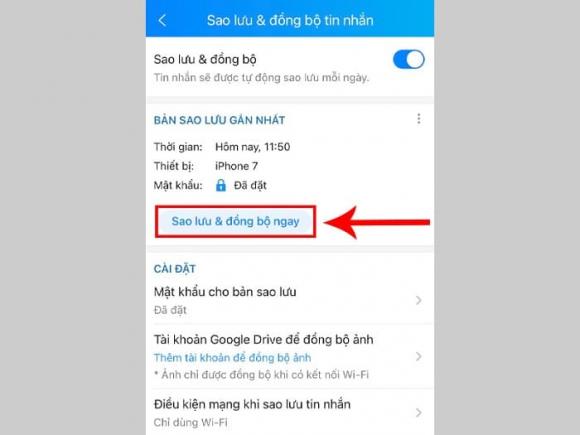 Khôi phục tin nhắn Zalo đã xóa trên điện thoại - Bước 6