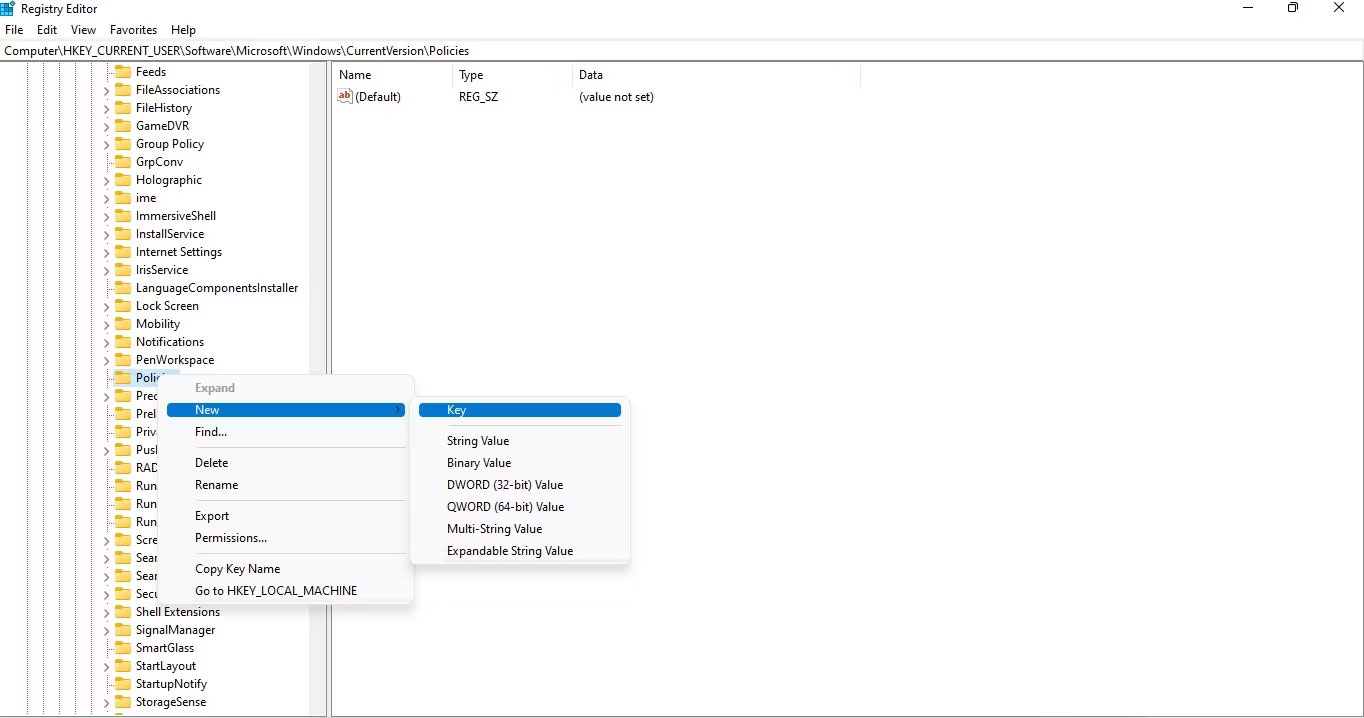 Tinh chỉnh Windows Registry Editor - Bước 3