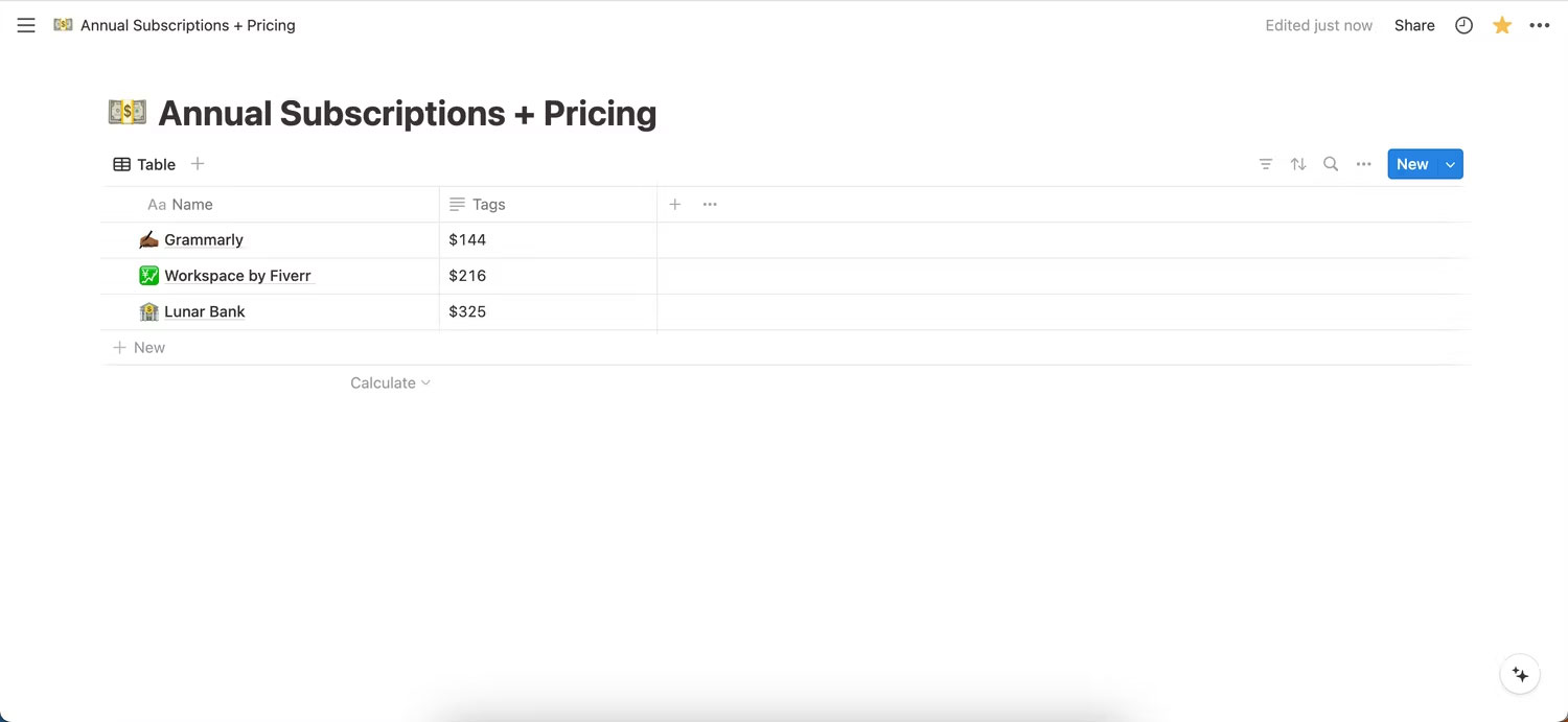 Đăng ký trong Notion