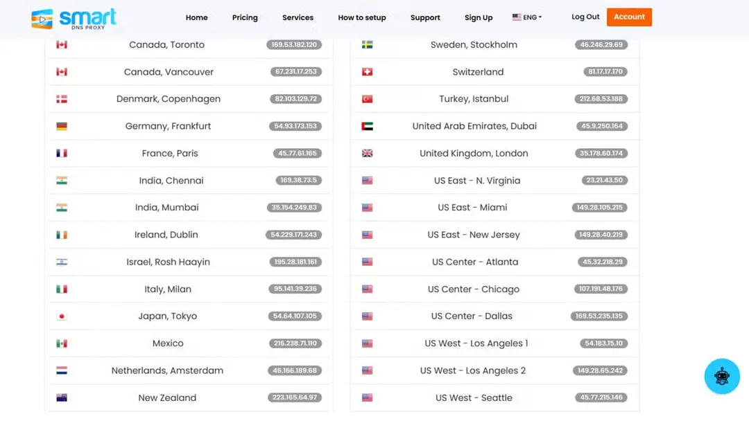 Cách thiết lập Smart DNS Proxy trên Smart TV - Bước 1