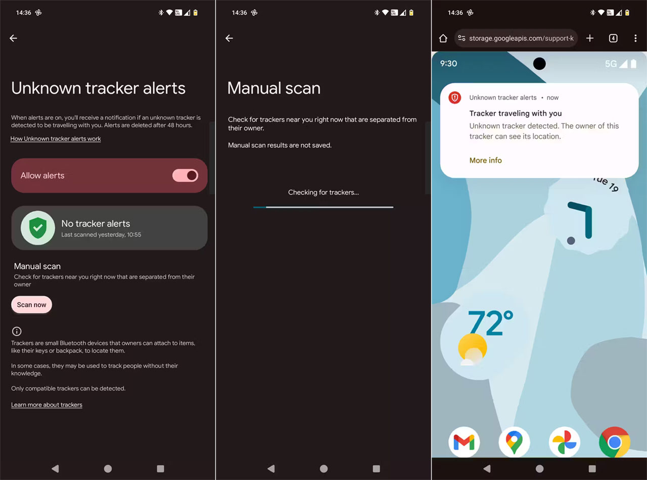 Cách tìm thiết bị theo dõi ẩn bằng công cụ phát hiện của Google