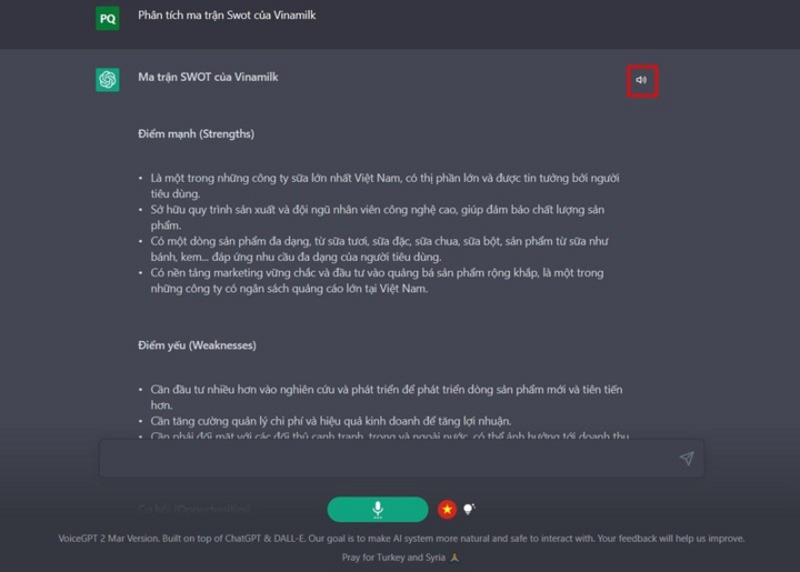 Cách trò chuyện với ChatGPT thông qua giọng nói - Bước 4