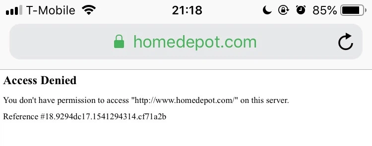 WiFi từ chối quyền truy cập