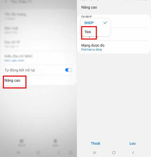Đổi DNS trên điện thoại Android - Bước 3