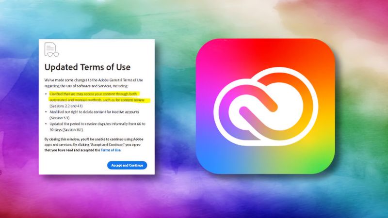 Giới sáng tạo nội dung phẫn nộ vì Adobe thay đổi điều khoản sử dụng