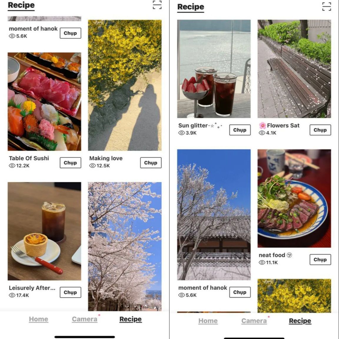 App chỉnh sửa anh cho điện thoại Foodie