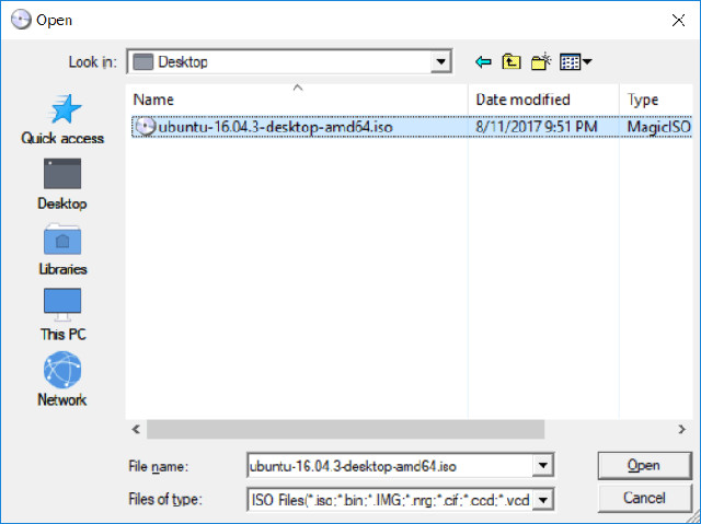 Magic ISO Maker kiểm tra file image ổ đĩa - Bước 2