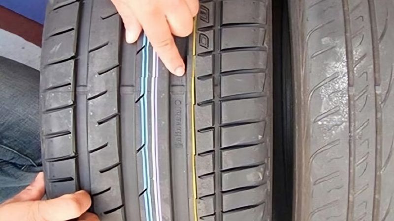 Cách kiểm tra gai lốp (Ảnh minh họa).