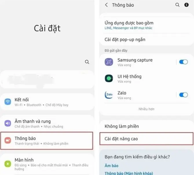 Cách xem tin nhắn đã thu hồi trên Zalo điện thoại Samsung - Bước 1