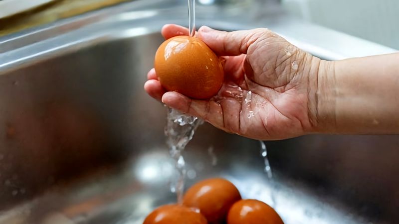 Có nên rửa sạch trứng trước khi bỏ vào tủ lạnh?