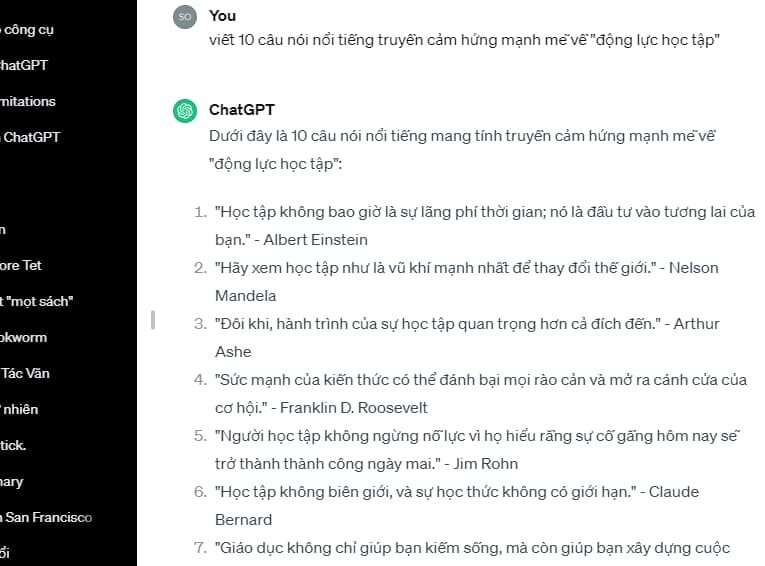 Sử dụng ChatGPT để tạo video trên kênh Youtube