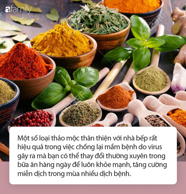 Tăng cường miễn dịch: Chuyên gia khuyên nên thêm những gia vị này vào chế độ ăn trong mùa dịch Covid-19 Tăng cường miễn dịch: Chuyên gia khuyên nên thêm những gia vị này vào chế độ ăn trong mùa dịch Covid-19