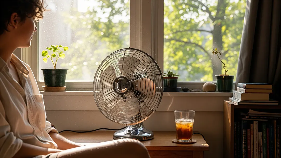Các nhà khoa học tìm ra mẹo dùng quạt làm mát cực hay khi quá nóng - Ảnh minh họa 1