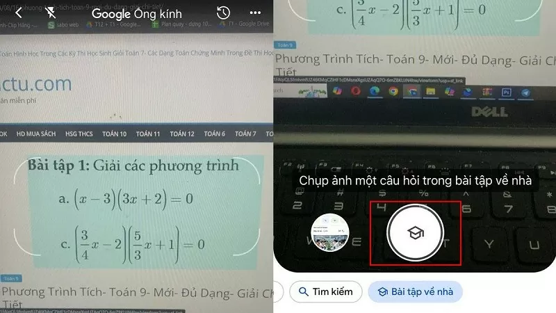 Cách giải toán bằng Google Lens đơn giản - Bước 3