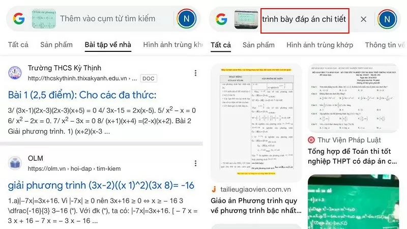 Cách giải toán bằng Google Lens đơn giản - Bước 4