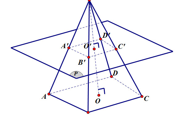 Công thức tính diện tích hình chóp cụt - Ảnh 1