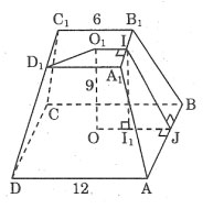 Công thức tính diện tích toàn phần hình chóp cụt - Ảnh 1