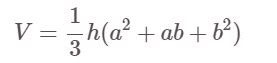 Công thức tính thể tích hình chóp cụt - Ảnh 2